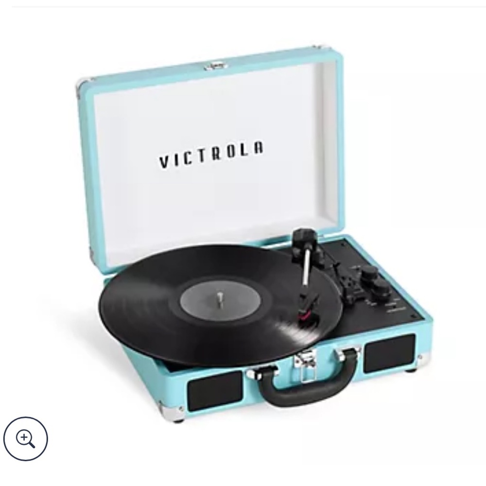 Victrola Turquoise Portable Record Player